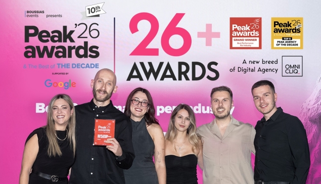 26 διακρίσεις για την Omnicliq στα PEAK Awards 2026